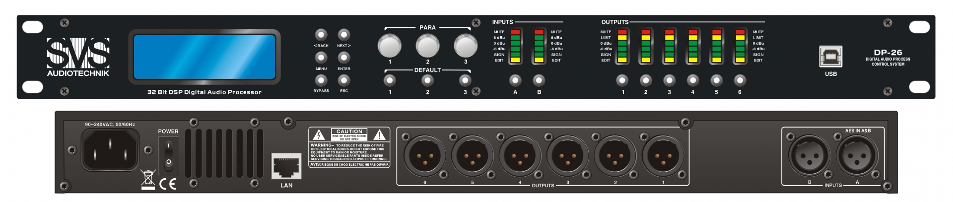 SVS Audiotechnik DP-26 Цифровой процессор: 2 входа 6 выходов в Республике Коми