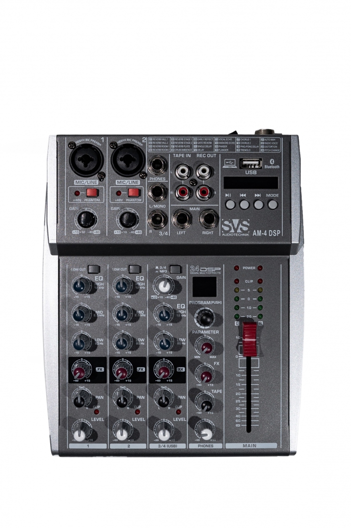 SVS Audiotechnik mixers AM-4 DSP Аналоговый микшерный пульт, 4-канала в Республике Коми