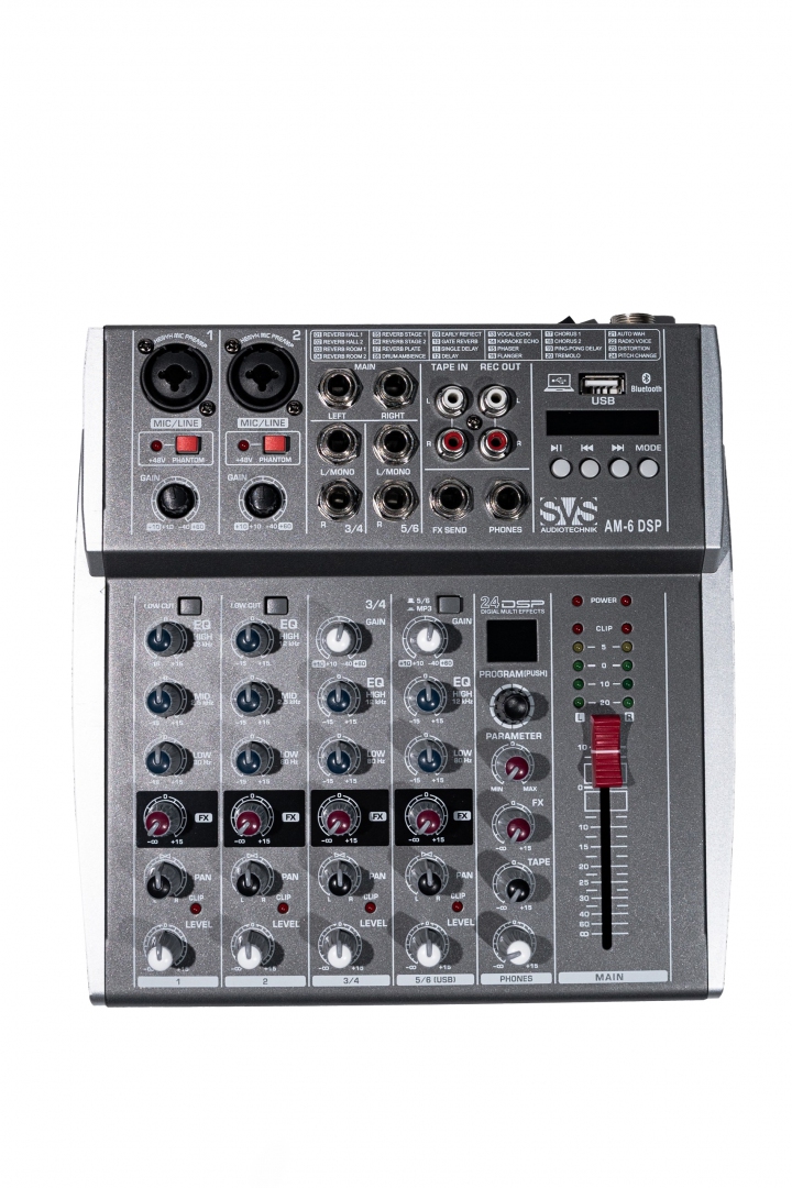 SVS Audiotechnik mixers AM-6 DSP Микшерный пульт аналоговый, 6-канальный SVS Audiotechnik mixers в Республике Коми