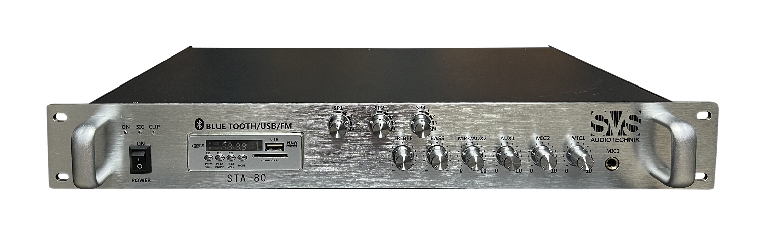 SVS Audiotechnik STA-80 Микшер-усилитель для систем Public Address в Республике Коми